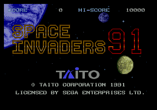 Space Invaders 91 screenshot 5 for Sega Genesis